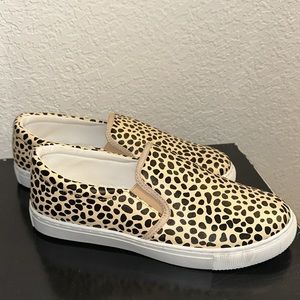 Women’s Pierre Dumas Traveler 4 Slip-On Cheetah Print Shoes 9M